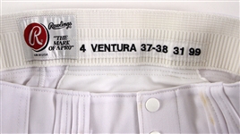 1999 Robin Ventura New York Mets Signed Game Worn Home Uniform Pants (MEARS LOA/JSA)