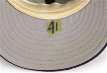 1994 Tom Trebelhorn Chicago Cubs Game Worn Cap (MEARS LOA)