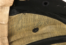1952-54 New York Giants Game Worn Cap Signed by Willie Mays (MEARS LOA)