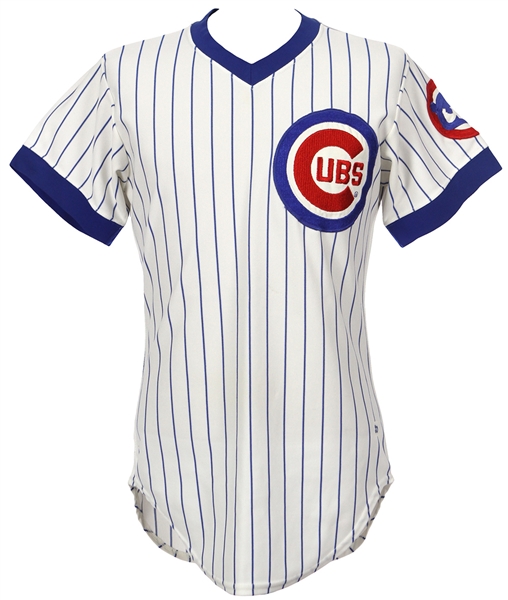 1980 Steve Dillard Chicago Cubs Game Worn Home Jersey (MEARS LOA)