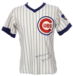 1975 Jerry Morales Chicago Cubs Signed Game Worn Home Jersey (MEARS LOA/JSA)
