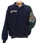1994-96 Jeff Cirillo Milwaukee Brewers Signed Stadium Jacket (MEARS LOA)