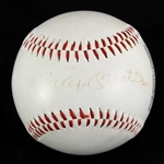 1990-94 Mickey Mantle New York Yankess Signed Peoria Chiefs/Chicago Cubs Baseball (JSA)