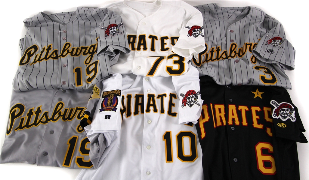 Lot Detail - 1993-2001 Pittsburgh Pirates Game Worn Jersey Collection - Lot  of 6 (MEARS LOA)