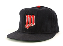 1988-89 Kirby Puckett Minnesota Twins Signed Game Worn Cap (MEARS LOA/JSA)