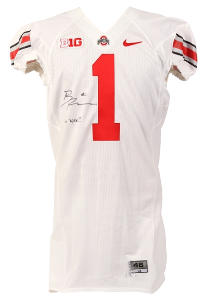 2012 Bradley Roby Autographed Ohio State Jersey (Ohio State LOA, MEARS LOA, JSA)