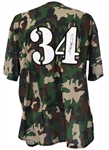 2010 St. Lucie Mets Signed Camouflage Jersey (MEARS LOA)