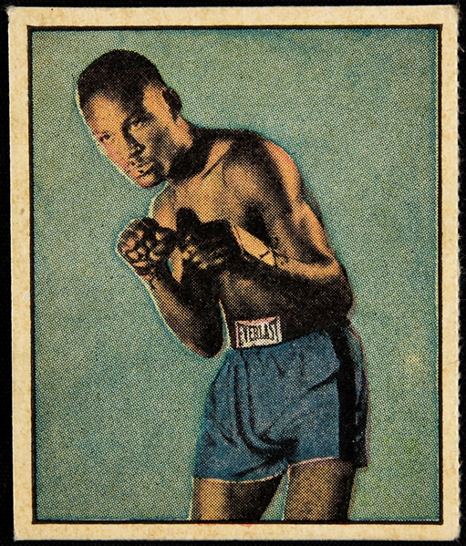 1951 Ezzard Charles World Heavyweight Champion Hit Parade of Champions Trading Card