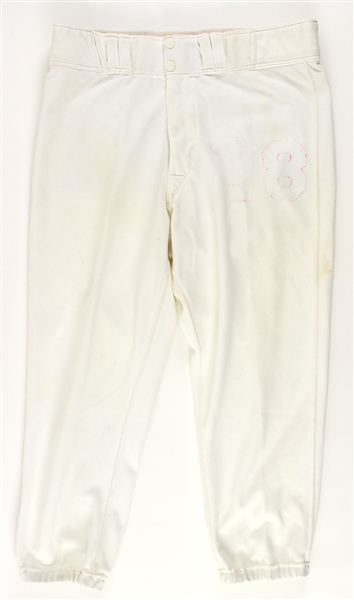 1988 Jim Fregosi Chicago White Sox Game Worn Home Uniform Pants (MEARS LOA)