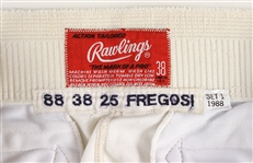 1988 Jim Fregosi Chicago White Sox Game Worn Home Uniform Pants (MEARS LOA)