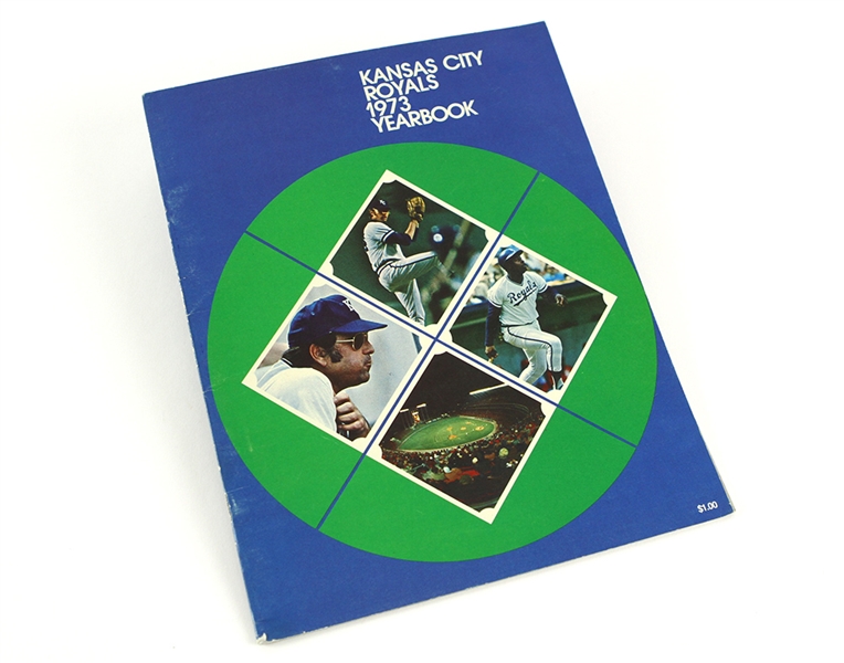 1973 Kansas City Royals Yearbook (First Year at Royals/Kauffman Stadium) (MEARS LOA)