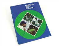 1973 Kansas City Royals Yearbook (First Year at Royals/Kauffman Stadium) (MEARS LOA)