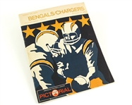 1969 Cincinnati Bengals vs. San Diego Chargers Game Program (MEARS LOA)