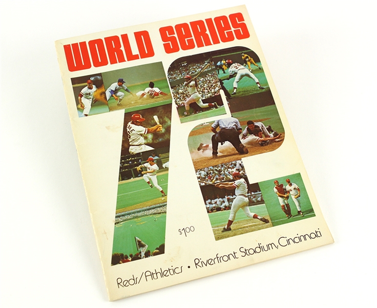 1972 Cincinnati Reds/Oakland A’s World Series Program (MEARS LOA)
