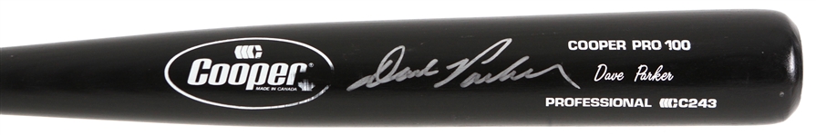 1990 Dave Parker Milwaukee Brewers Signed Cooper Professional Model Bat (MEARS LOA/JSA)
