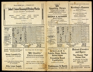 1933 Joe DiMaggio San Francisco Seals PCL Memorabilia Collection - Lot of 2 w/ Scored Seals Stadium Scorebook & Newspaper Depiction