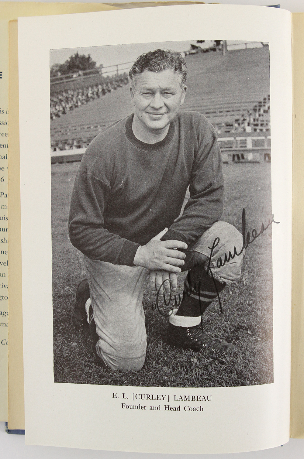 Lot Detail - 1946 Curly Lambeau Green Bay Packers Signed The Green Bay  Packers Hardcover Book *JSA Full Letter*