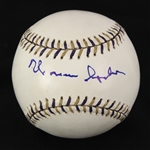 1999-2002 Warren Spahn Milwaukee Brewers Memorabilia Collection - Lot of 6 w/ Signed 2002 ASG Baseball, Jacket & Tickets (MEARS LOA/JSA) Warren Spahn Estate