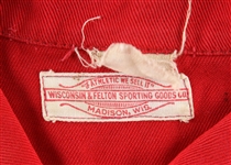 1930's Norberg Electric Game Worn Wisconsin & Felton Sporting Goods Baseball Uniform (MEARS LOA)
