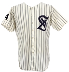 1984 Devon White Santurce Crabbers Game Worn Home Jersey (MEARS LOA)