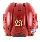 2014 (January 1) Brian Lashoff Detroit Red Wings Winter Classic Game Worn Helmet (MEARS LOA/Team COA)