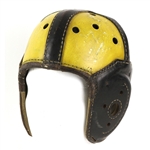 1930s Game Worn Goldsmith Football Helmet w/ 8 Strap Suspension System (MEARS LOA)