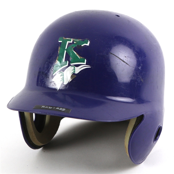 1993 Manny Ramirez Charlotte Knights Game Worn Batting Helmet (MEARS LOA)
