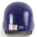 1993 Manny Ramirez Charlotte Knights Game Worn Batting Helmet (MEARS LOA)