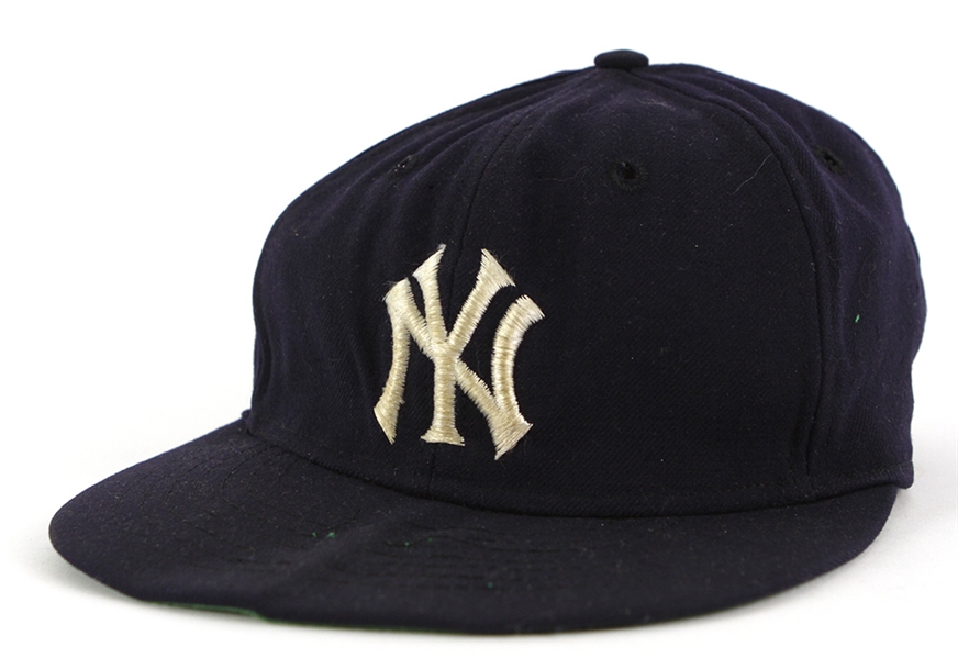 1976 Yogi Berra New York Yankees Coaches Cap (MEARS LOA)