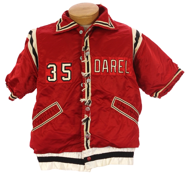 1965-66 Darel Carrier Phillips 66ers Game Worn Warm Up Jacket (MEARS LOA/Player Letter)