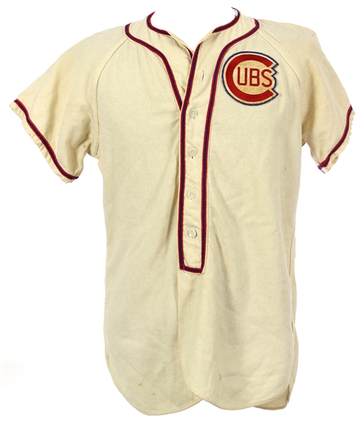 1953-56 Chicago Cubs Minor League Affiliate Jersey (MEARS LOA)
