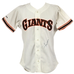 1989 Willie Mays San Francisco Giants Signed Old Timers Jersey (MEARS LOA/JSA)