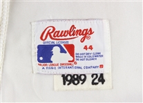 1989 Willie Mays San Francisco Giants Signed Old Timers Jersey (MEARS LOA/JSA)