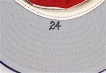 2005 Mike Lieberthal Philadelphia Phillies Signed Game Worn Home Jersey & Alternate Cap (MEARS LOA/JSA)
