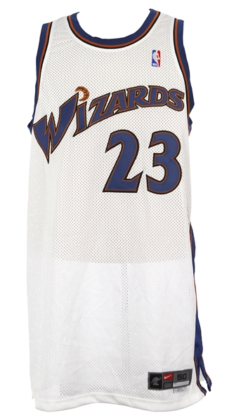 2002-03 Michael Jordan Washington Wizards Home Jersey (MEARS LOA)