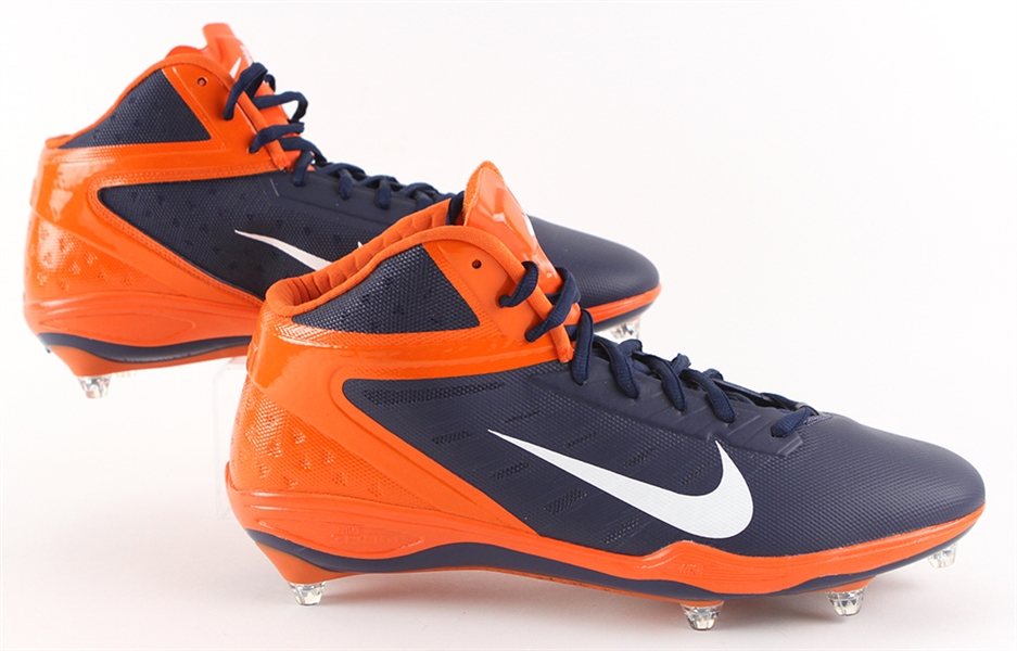2012 John Elway Denver Broncos Signed Nike Cleats (JSA)