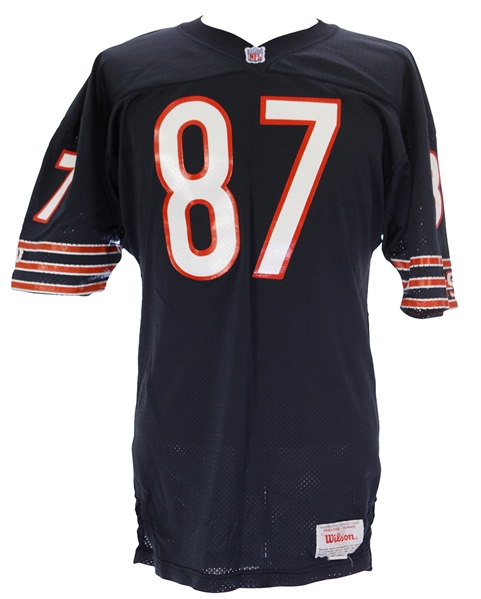 1992 Tom Waddle Chicago Bears Game Worn Home Jersey (MEARS LOA)
