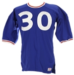 1967-73 Starr #30 Wilson Prototype Football Jersey (MEARS LOA)