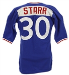 1967-73 Starr #30 Wilson Prototype Football Jersey (MEARS LOA)