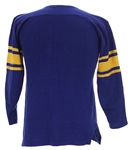 1950's Blue MacGregor Goldsmith Game Worn Durene Football Jersey (MEARS LOA)