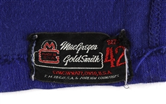 1950's Blue MacGregor Goldsmith Game Worn Durene Football Jersey (MEARS LOA)