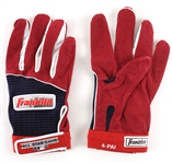 2014 Yadier Molina St. Louis Cardinals All Star Game Franklin Batting Gloves (MEARS LOA)