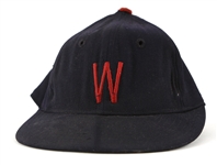 1952-60 Washington Senators Game Worn Cap (MEARS LOA)