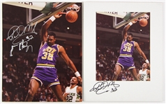1980s/90s Utah Jazz Vogue Photographer Studio Professional 11x14 Photo Lot (4 signed) (JSA)