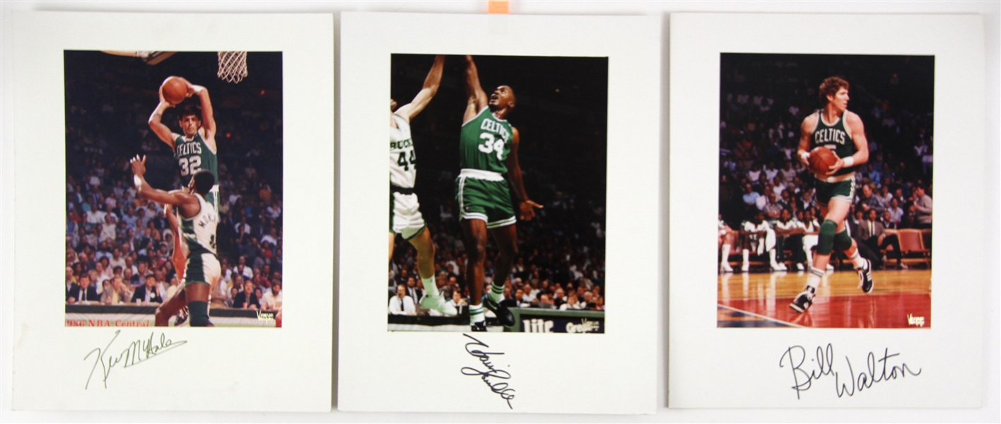 1980s/90s Boston Celtics Vogue Photographer Studio Professional 11x14 Photo Lot (6 signed) (JSA)