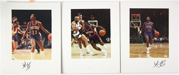 1980s/90s Detroit Pistons Vogue Photographer Studio Professional 11x14 Photo Lot (8 signed, 9 total) (JSA)