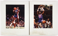 1980s/90s Brooklyn Nets Vogue Photographer Studio Professional 11x14 Photo Lot (6 signed, 8 total) (JSA)