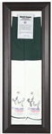 1990s Brett Favre Green Bay Packers 12" x 33" Framed Signed Game Worn Socks (MEARS LOA/Favre COA)