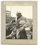 1960s Vince Lombardi Green Bay Packers 21" x 25" Victory Ride Display Gifted by Lombardi to Packers Trainer Bud Jorgensen 