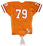 1991 Reuben Davis Tampa Bay Buccaneers Game Home Worn Uniform w/ Jersey & 2 Pairs of Pants (MEARS LOA)
